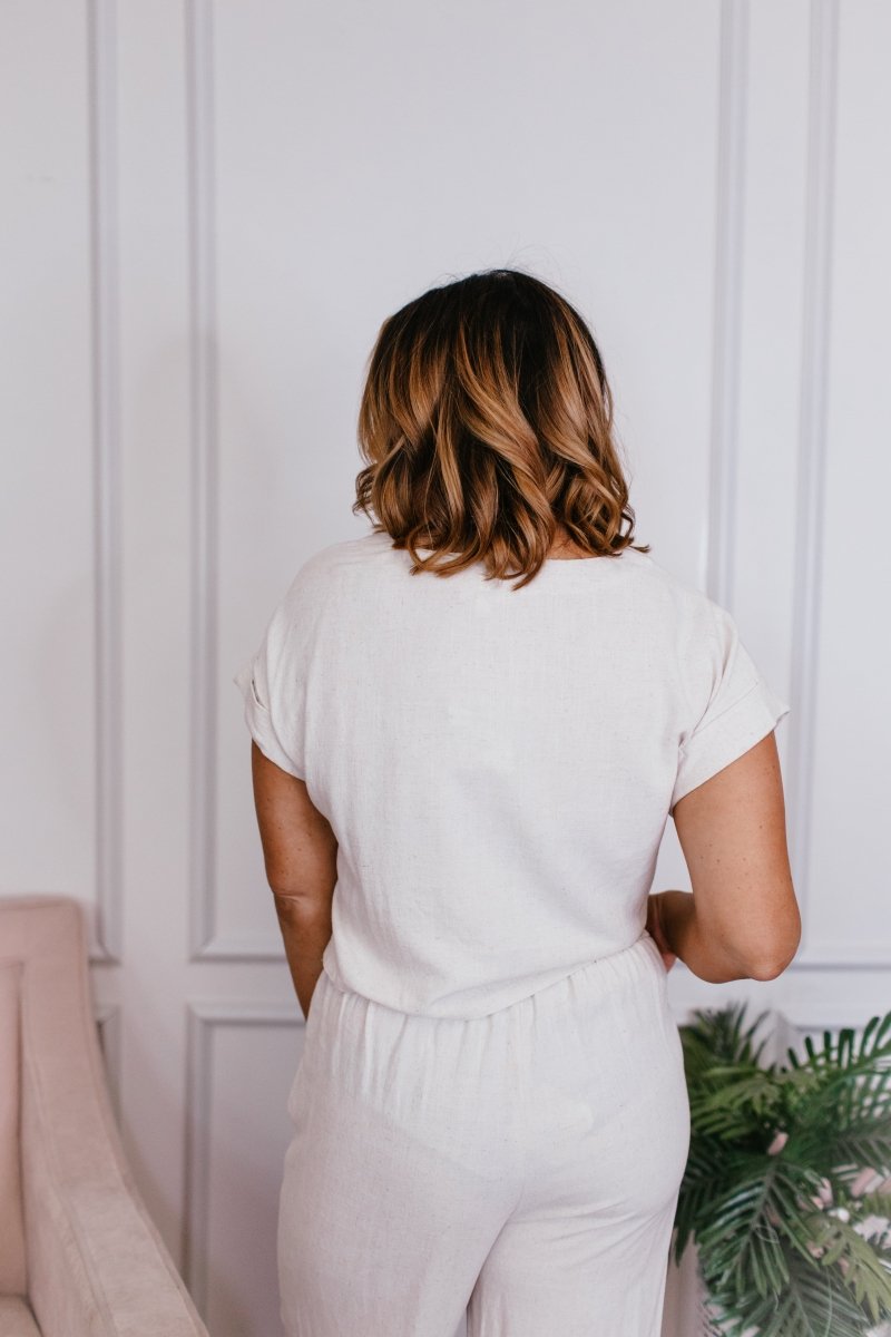 Neutral Mood Top - Reg/Curvy- FINAL SALE