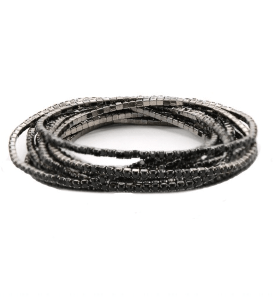 No Rules Rhinestone Stretch Bracelet in 3 Colors - Macoma Boutique315 Jewelry