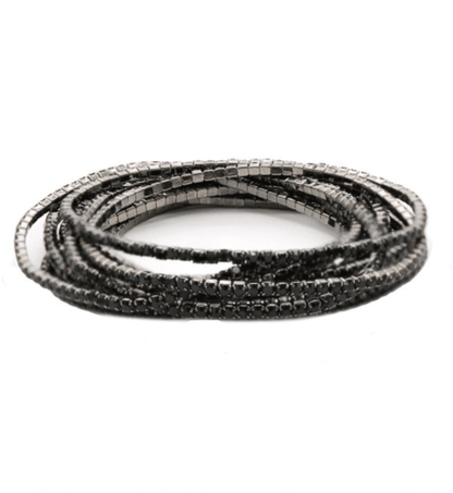 No Rules Rhinestone Stretch Bracelet in 3 Colors - Macoma Boutique315 Jewelry