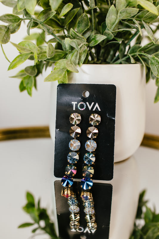 Tova Nora Earrings in Midnight Express - FINAL SALE