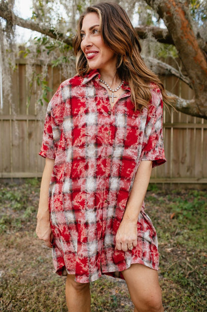 Not Your Average Plaid Dress - Macoma Boutique250 Dresses