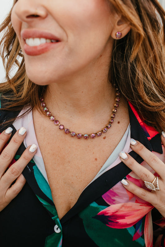 Tova Oakland Necklace in Orchid Ignite Purple Haze - FINAL SALE