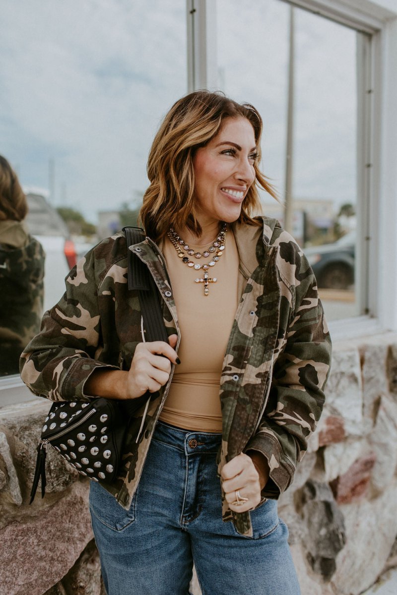 Off Duty Camo Jacket - Reg & Curvy