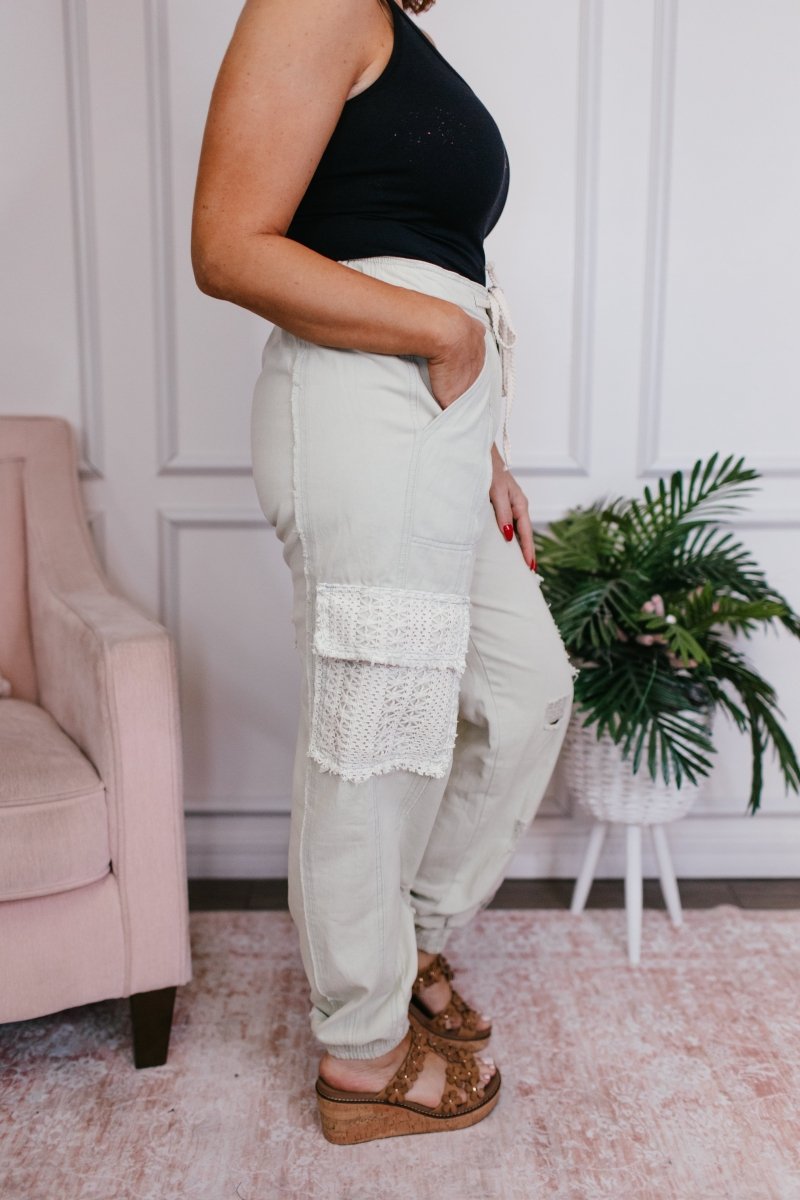 On the Move Pants in Pistachio - FINAL SALE - Macoma Boutique210 Other Bottoms
