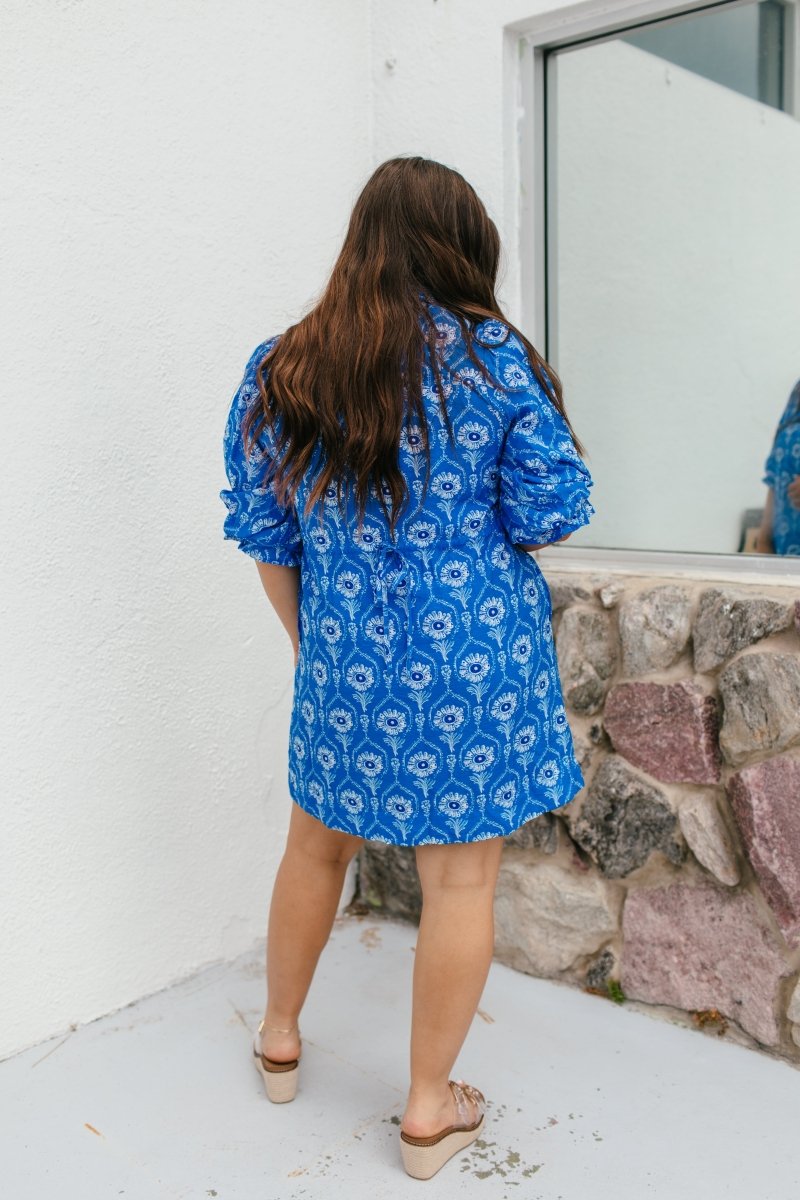 Out Of The Blue Dress - Reg & Curvy - Macoma Boutique250 Dresses