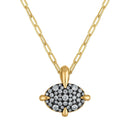 Oval Spike Short Necklace - Macoma Boutique555 Presales