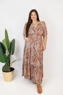 Paisley Perfection Maxi Dress - Reg & Curvy - Macoma Boutique250 Dresses