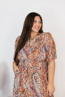 Paisley Perfection Maxi Dress - Reg & Curvy - Macoma Boutique250 Dresses
