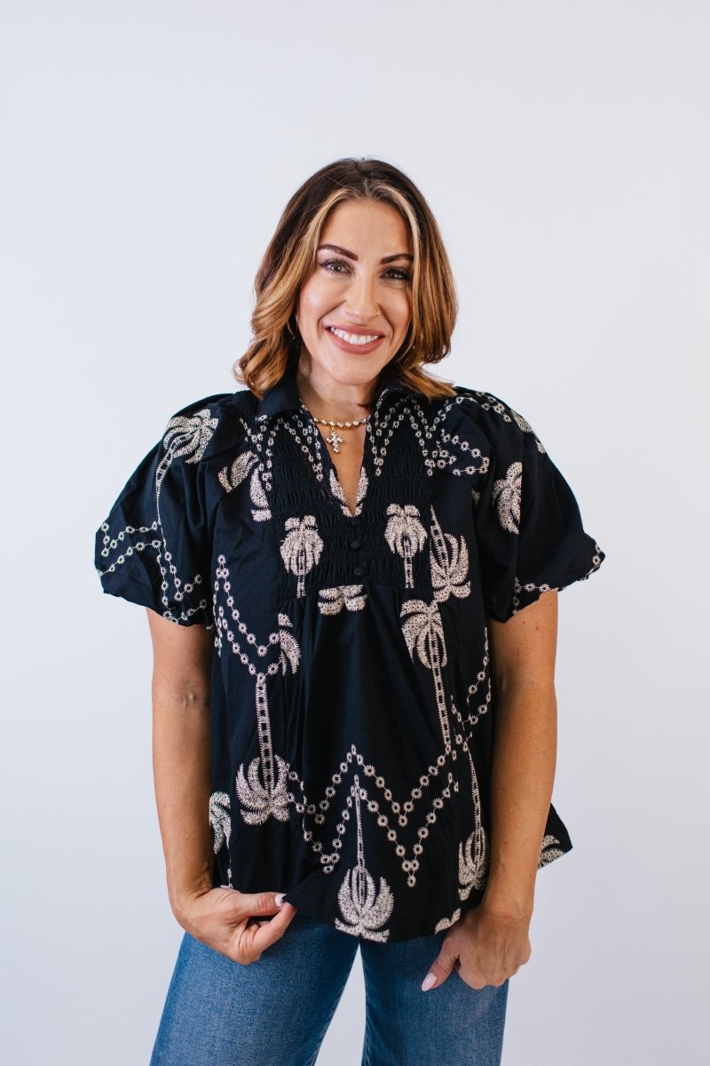 Palm Paradise Top - Reg/Curvy FINAL SALE