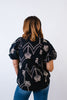 Palm Paradise Top - Reg/Curvy FINAL SALE - Macoma Boutique100 Short Sleeve