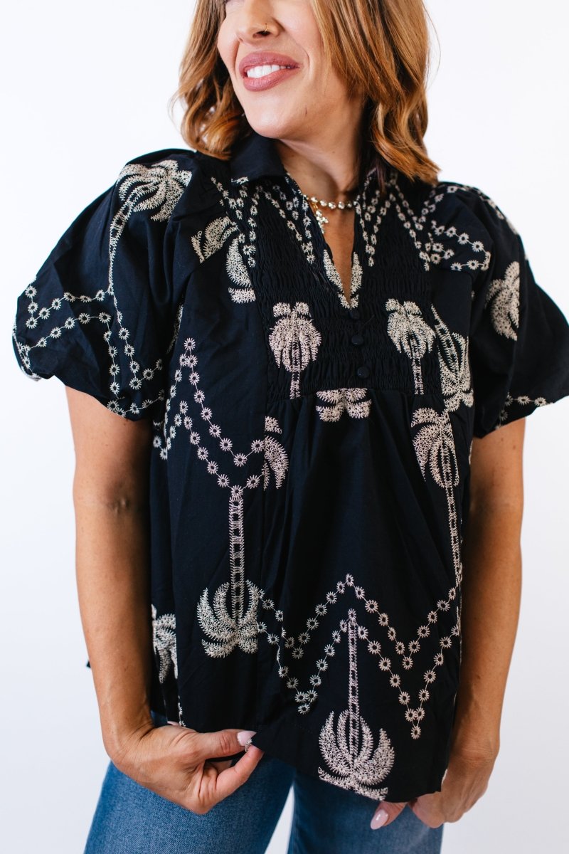 Palm Paradise Top - Reg/Curvy FINAL SALE