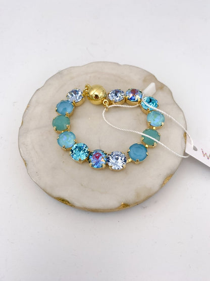 Paris After Dark Bracelet 8/10MM in Turquoise Mix - Macoma Boutique315 Jewelry
