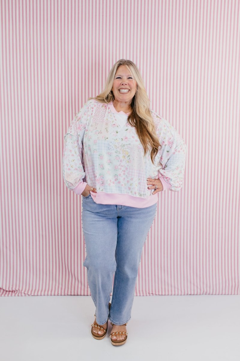Pastel Daydream Top - Reg & Curvy - Macoma Boutique100 Short Sleeve