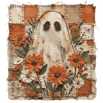 Patchwork Ghost Graphic Tee - FINAL SALE - Macoma Boutique555 Presales