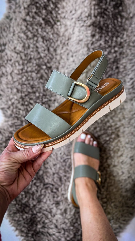 Patrizia Sage Green Maryada Sandals - Macoma Boutique304 Sandals
