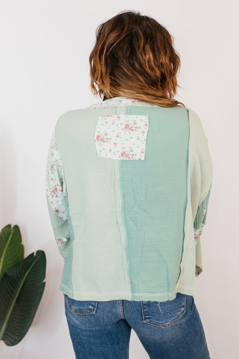 Peace & Petals Top - Macoma Boutique120 Long Sleeve