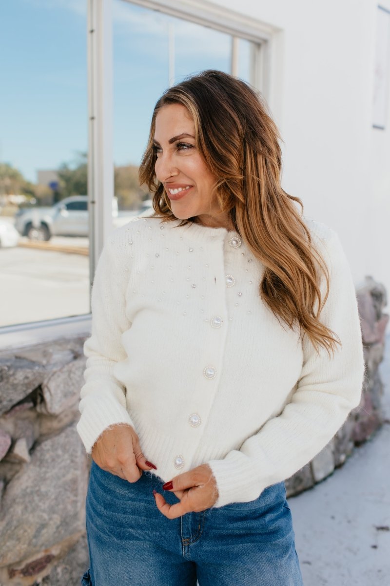 Pearl Kissed Cardigan - Macoma Boutique220 Cardigans/Kimonos