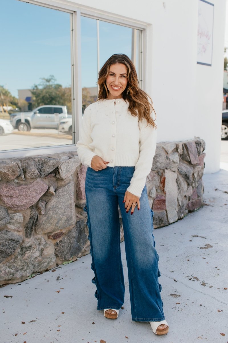 Pearl Kissed Cardigan - Macoma Boutique220 Cardigans/Kimonos