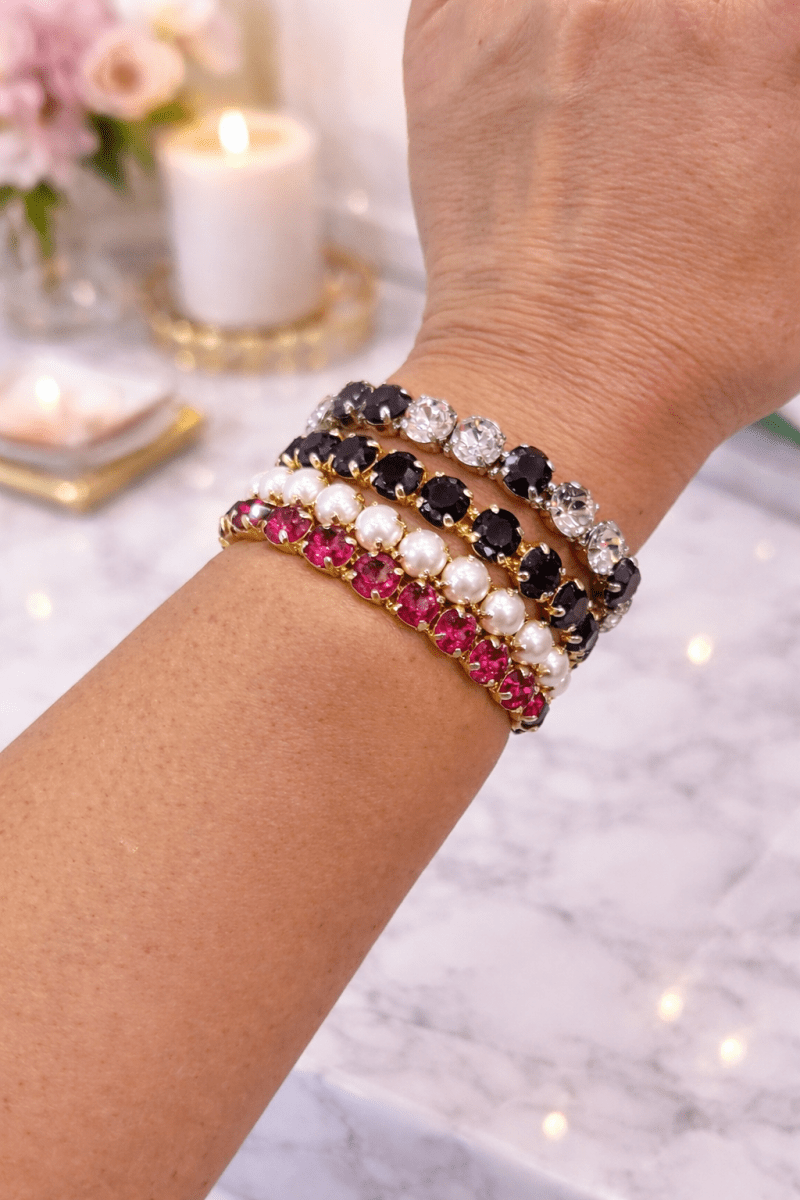 Pearl Stretch Bracelet in Gold - Macoma Boutique310 Accessories/Jewelry