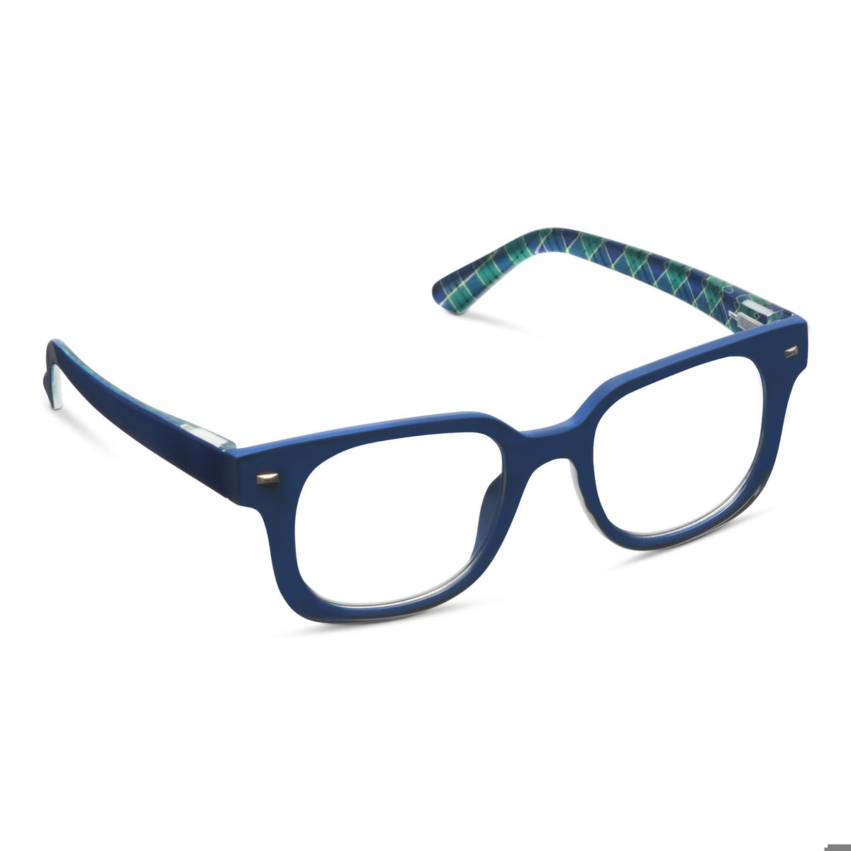 Glossary - Navy/Plaid