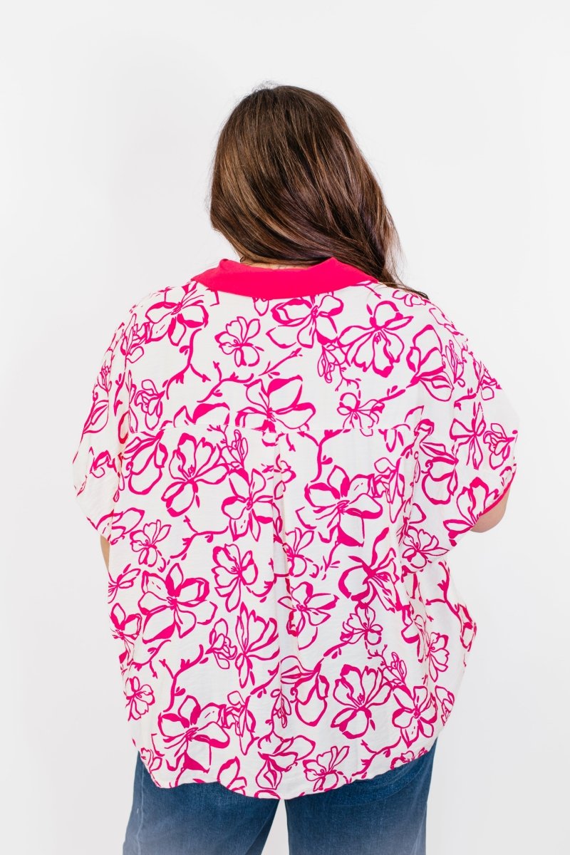 Petal Edge Top - FINAL SALE - Macoma Boutique100 Short Sleeve