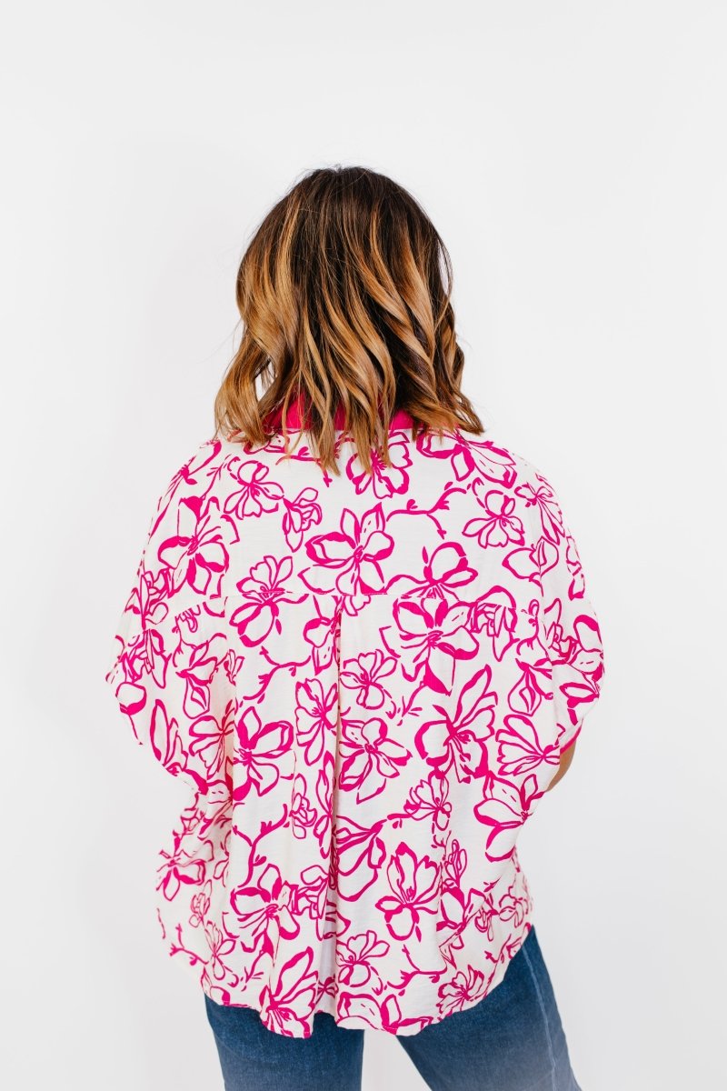 Petal Edge Top - FINAL SALE - Macoma Boutique100 Short Sleeve