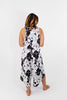 Phierce Fashions Jumpsuit in Black and White Floral - Reg/Curvy FINAL SALE - Macoma Boutique260 Jumpsuits/Rompers/Overalls