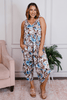 Phierce Fashions Jumpsuit in Blue Floral - Reg/Curvy FINAL SALE - Macoma Boutique260 Jumpsuits/Rompers/Overalls