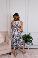 Phierce Fashions Jumpsuit in Blue Floral - Reg/Curvy FINAL SALE - Macoma Boutique260 Jumpsuits/Rompers/Overalls