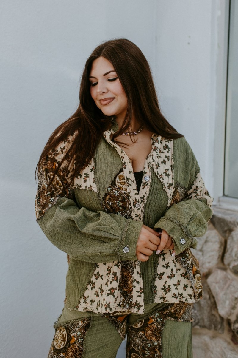 Pick Of The Patch Top - Macoma Boutique290 Loungewear/Sets