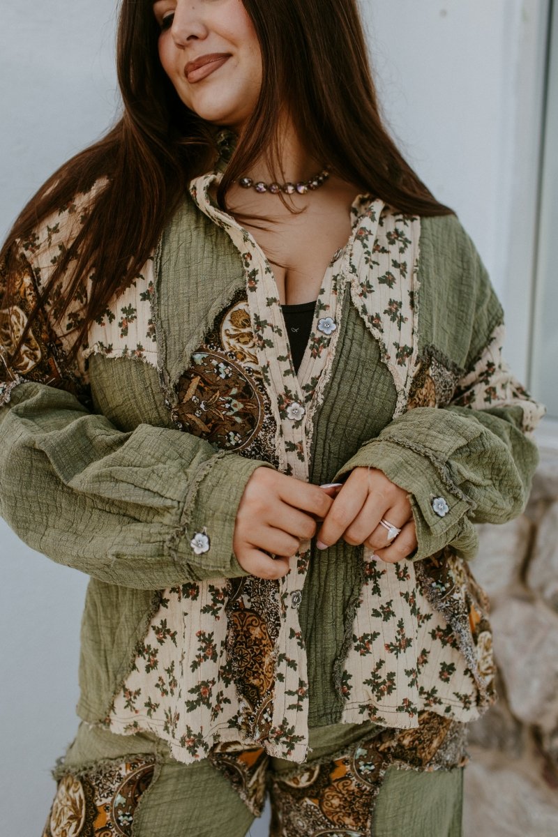 Pick Of The Patch Top - Macoma Boutique290 Loungewear/Sets