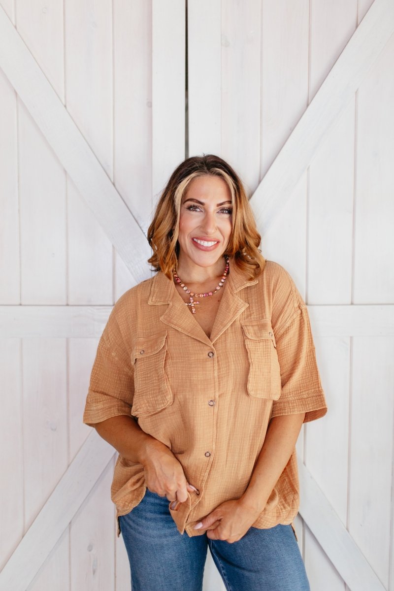 Piece of Toast - Reg/Curvy FINAL SALE - Macoma Boutique100 Short Sleeve