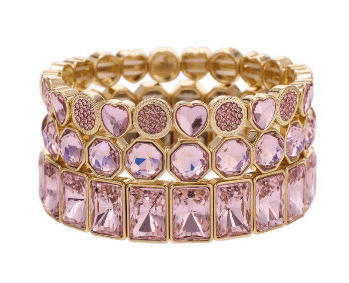 Pink In Love Stack Set - Macoma Boutique310 Accessories/Jewelry