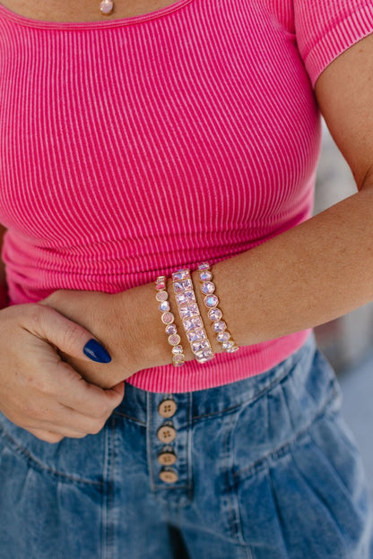 Pink In Love Stack Set - Macoma Boutique310 Accessories/Jewelry