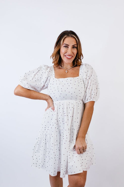 Playful Dots Dress - Reg/Curvy - FINAL SALE - Macoma Boutique250 Dresses