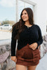 Pocket Perfect Suede Skirt - Macoma Boutique200 Skirts