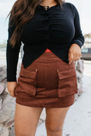 Pocket Perfect Suede Skirt - Macoma Boutique200 Skirts
