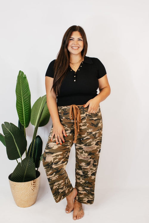 Polished & Poised Top - Reg & Curvy - Macoma Boutique100 Short Sleeve