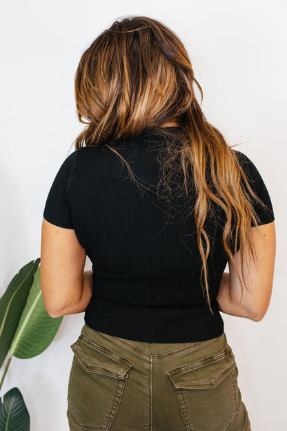 Polished & Poised Top - Reg & Curvy - Macoma Boutique100 Short Sleeve