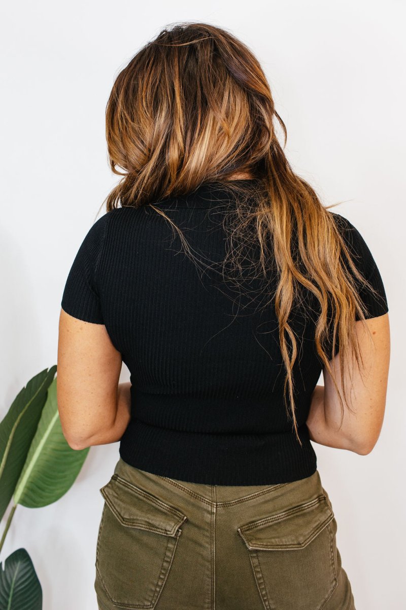 Polished & Poised Top - Reg & Curvy - Macoma Boutique100 Short Sleeve