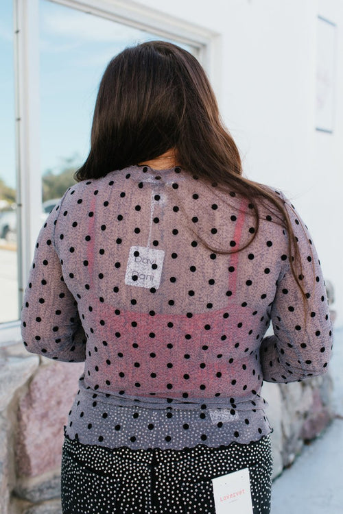 Polka Dot Perfection Top - Reg & Curvy - Macoma Boutique120 Long Sleeve