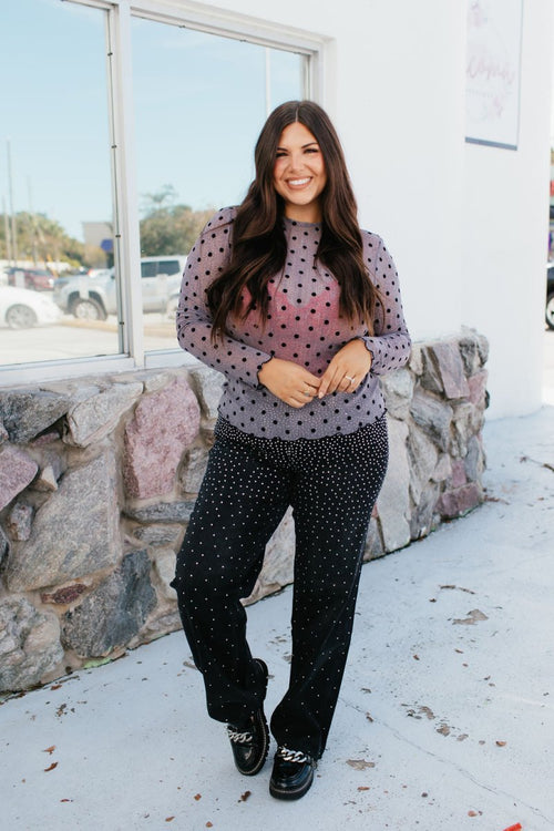 Polka Dot Perfection Top - Reg & Curvy - Macoma Boutique120 Long Sleeve