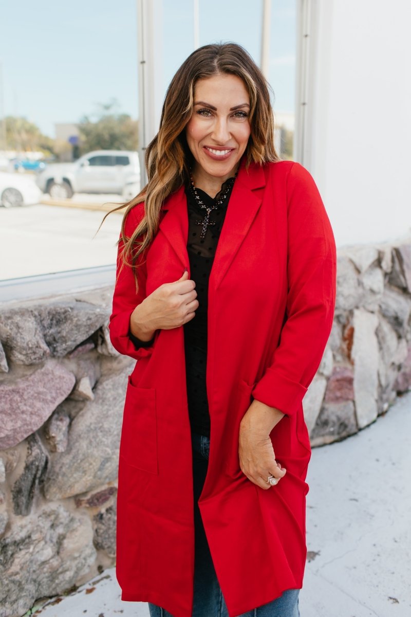 Power Move Coat - Reg & Curvy - Macoma Boutique240 Jackets/Blazers