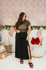 Power Play Skirt In Black - Reg & Curvy - Macoma Boutique200 Skirts
