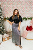 Power Play Skirt In Silver Sequin - Reg & Curvy - Macoma Boutique200 Skirts