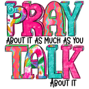 Pray About It Graphic Tee - FINAL SALE - Macoma Boutique555 Presales