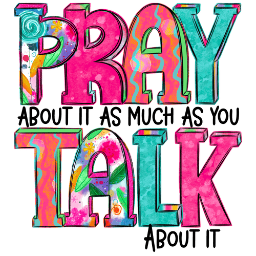 Pray About It Graphic Tee - FINAL SALE - Macoma Boutique555 Presales