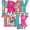 Pray About It Graphic Tee - FINAL SALE - Macoma Boutique555 Presales