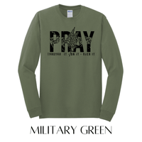 Pray Through It Long Sleeve Graphic Tee - FINAL SALE