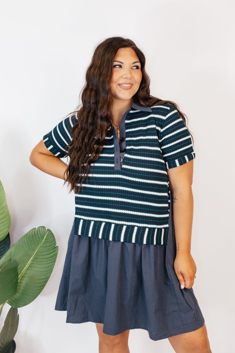 Prep & Play Dress - Reg & Curvy - Macoma Boutique250 Dresses